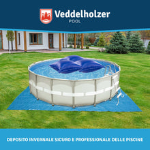 Carica l'immagine nel visualizzatore di Gallery, Veddelholzer XXL 120 x 120 cm, cuscino d'aria per piscina invernale copertura. Accessorio perfetto per baldacchino, in i