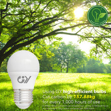Carica l'immagine nel visualizzatore di Gallery, GY Lampadine LED E14, 4.9W (equivalenti a 60W), Lampadine LED Attacco Piccolo G45, 6500K Luce Fredda, 807 Lumen, Lampadi