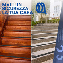 Carica l'immagine nel visualizzatore di Gallery, Nastro Antiscivolo 10 Metri per Scale e Gradini | 1 Rotolo 5cm x 10m | R13 Alta Aderenza Testato SGS | Adesivo Forte per