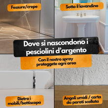 Carica l'immagine nel visualizzatore di Gallery, Spray repellente per pesciolini d'argento - 500 ml - Protezione con estratto di eucalipto e crisantemo - Agente contro i pesciolini d'argento