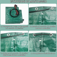 Carica l'immagine nel visualizzatore di Gallery, 2 Pezzi 500L Sacchi per Rifiuti da Giardino, Borsa da Giardino