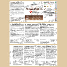 Carica l'immagine nel visualizzatore di Gallery, Bandini® Ashwagandha KSM-66® 180 Compresse (+6 Mesi) Withania Somnifera