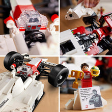 Carica l&#39;immagine nel visualizzatore di Gallery, LEGO Icons McLaren MP4/4 e Ayrton Senna, Modellino da Costruire di Auto da Corsa con Minifigure, Replica Iconica Monoposto F1, Hobby Creativo per Adulti, Regalo per Lui, Lei, Marito o Moglie 10330