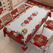 Carica l'immagine nel visualizzatore di Gallery, PETTI Artigiani Italiani - Tappeto Cucina Natalizio, Passatoia Cucina Natalizio, Tappeto Natalizio Cucina Antiscivolo e Lavabile, Tappeto per Natale 52x100 cm Merry Christmas, Made in italy