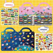 Carica l'immagine nel visualizzatore di Gallery, Kalysky 6 Libro Adesivi Attacca e Stacca Bambini, Album Adesivi Bambini 2-8