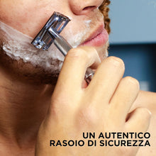 Carica l'immagine nel visualizzatore di Gallery, Wilkinson Sword - Rasoio The Edger - Confezione con 1 manico e 5 lame di ricarica