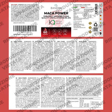 Carica l'immagine nel visualizzatore di Gallery, Bandini® MACA POWER Peruviana, 60 Capsule, Complesso ad Alto Dosaggio