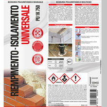 Carica l'immagine nel visualizzatore di Gallery, Fischer Bi-Pack Schiuma Poliuretanica Universale Espansa PU 1K in Imballo Protettivo con Erogatore, 2x 750 ml