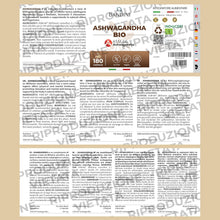 Carica l'immagine nel visualizzatore di Gallery, Bandini® Ashwagandha BIO KSM-66® Vegan (180 Capsule) - Withania Somnifera