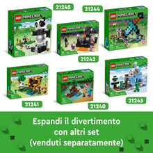 Carica l'immagine nel visualizzatore di Gallery, LEGO 21241 Minecraft Il Cottage dell’Ape, Modellino da Costruire della Fattoria, Giochi per Bambini, Bambine, Ragazzi e Ragazze con Bimbo Zombie e Animali Giocattolo, Idee Regalo