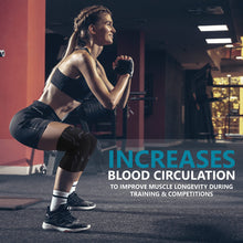 Carica l'immagine nel visualizzatore di Gallery, Bodyprox Ginocchiera a compressione da uomo e donna, tutore per ginocchio per corsa e allenamento (M)