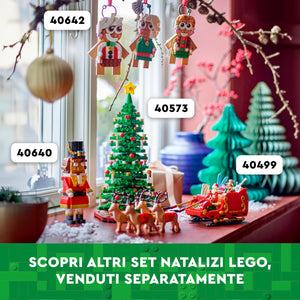 LEGO Albero di Natale, Giocattolo 2 in 1 da Costruire, Gioco Creativo per Bambini e Bambine da 9 Anni, Decorazione per la Casa da Collezione, Idea Regalo per le Festività Natalizie 40573
