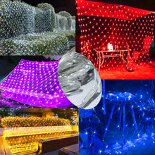 Carica l'immagine nel visualizzatore di Gallery, SVYHUOK Rete Luminosa Esterno, 3M x 2M 200 LED Tenda Luci Natale Esterno, Impermeabile Luminosa Natale Esterno 8 Modalit