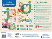 Carica l&#39;immagine nel visualizzatore di Gallery, Baby Clementoni - Fun Garage Baby Track, Box e Pista Macchinine per Bambini 18+ Mesi, con 1 Macchinina, Gioco Prima Infanzia Made in Italy, Linea Play For Future, Stimola Manualità e Curiosità, 17404