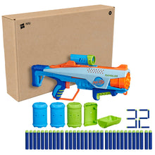 Carica l&#39;immagine nel visualizzatore di Gallery, Nerf Elite Junior JR Rookie Pack, blaster facile da usare, 32 dardi Nerf Elite, 4 bersagli
