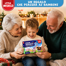Carica l'immagine nel visualizzatore di Gallery, Little World 27 magneti per frigorifero in schiuma per bambini 1-3 – Magneti per bambini grandi – Magneti per frigorifer