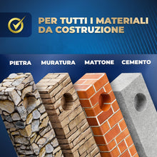 Carica l'immagine nel visualizzatore di Gallery, S&amp;R Fresa Sega a Tazza Carotatrice Muro Cemento Ø68x60mm SDS-Plus