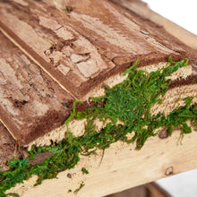 Carica l'immagine nel visualizzatore di Gallery, Relaxdays Mangiatoia per Uccelli, Casette in Legno Dispenser di Mangime da Esterno, Decorazione da Giardino, Marrone
