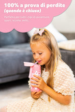 Carica l&#39;immagine nel visualizzatore di Gallery, Jarlson® Borraccia Bambini Acciaio Inox, Bottiglia Termica, Senza BPA, Bottiglia Acqua con Cannuccia, Termos 350 ml (Gatto 2, 350)