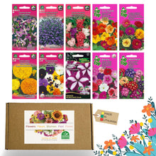 Carica l'immagine nel visualizzatore di Gallery, Nojus - Set di semi di fiori – Semi di fiori 10 varietà – Semi di fiori da balcone – Semi di piante colorate – 10 confez