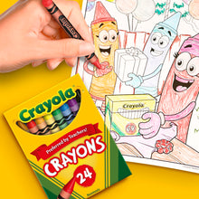 Carica l'immagine nel visualizzatore di Gallery, CRAYOLA - Pastelli A Cera, Crayon, Confezione Da 24 Pezzi, Per Scuola E Tempo Libero, 24 Colori Assortiti, 0024, Realizzati con energia solare