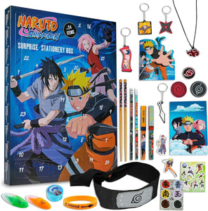 Naruto Calendario dell'Avvento 2022 - 24 Anime Gadget e Cancelleria da Scoprire
