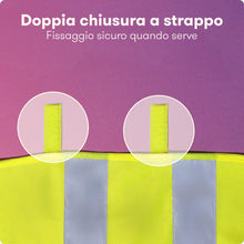 Carica l'immagine nel visualizzatore di Gallery, PURAHELP Set di 4 Gilet Alta Visibilità - Riflettenti Auto