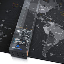 Carica l'immagine nel visualizzatore di Gallery, CSL-Computer TITANWOLF - Tappetino per mouse XXL Speed Gaming Titanwolf mappa del mondo 900 x 400 mm – XXL Mousepad – Sottomano grande dimensione – migliora la precisione e la velocità