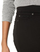 Carica l'immagine nel visualizzatore di Gallery, Amazon Essentials Jegging Elasticizzato Senza Zip a Vita Media - colori fuori produzione Donna, Nero, 44 Lungo