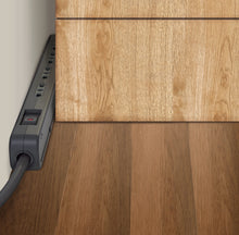 Carica l'immagine nel visualizzatore di Gallery, BTicino 3631USGB Ciabatta Elettrica Multipresa Ultraslim con Interruttore Luminoso di Sicurezza SAFE, colore grigio