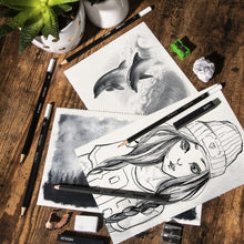 Carica l'immagine nel visualizzatore di Gallery, Zenacolor - Kit disegno Professionale - Set Matite da disegno