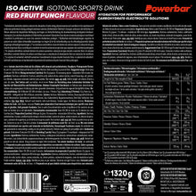 Carica l'immagine nel visualizzatore di Gallery, Powerbar Isoactive Red Fruit 1320g - Bevanda Sportiva Isotonica - 5 Elettroliti + C2MAX