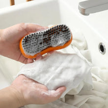 Carica l'immagine nel visualizzatore di Gallery, Spazzola per la rimozione delle macchie, spazzola a doppia faccia con setole morbide, spazzola in silicone per bucato do