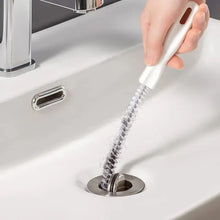 Carica l'immagine nel visualizzatore di Gallery, Spazzola per dragaggio tubi Bagno Fogna Rimuovi capelli Spazzola per pulizia lavello 48/65/71 cm Pulitore di scarico Str