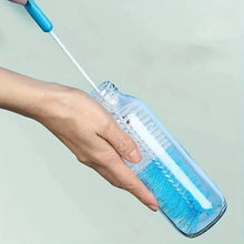 Carica l'immagine nel visualizzatore di Gallery, Spazzola per bicchieri con manico lungo, spazzola per la pulizia di bottiglie di vetro da cucina, spazzola per la pulizi
