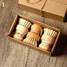 Carica l'immagine nel visualizzatore di Gallery, Spazzola per Lavaggio Piatti Naturale con Manico in Legno, Spazzola per Pentole in Corda Anti-Impronta d'Olio, Accessori