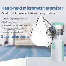 Carica l'immagine nel visualizzatore di Gallery, Nebulizzatore medico Macchina Asma Inalatore Mini Palmare Automizer Bambini Adulto Bambino Inalare A Vapore Casa Nebuliz
