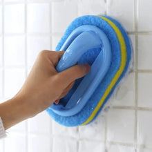 Carica l'immagine nel visualizzatore di Gallery, Spugna Multifunzionale con Manico per Pulizia di Cucina, Bagno, Piastrelle, Vetro e Vasca, Design Ergonomico per Rimozio