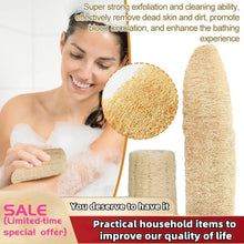Carica l'immagine nel visualizzatore di Gallery, 1/4 Pezzi Spugna Vegetale Naturale Esfoliante per il Corpo, Spazzola Multiuso per Bagno e Spa, Strumento per la Pulizia 