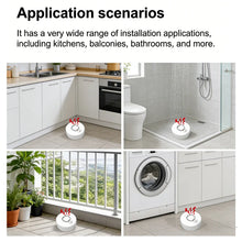 Carica l'immagine nel visualizzatore di Gallery, Rilevatore di Perdite d'Acqua WiFi Tuya, Sensore Intelligente con Allarme Sonoro ad Alto Decibel per Cucina e Bagno, Avv