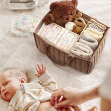 Carica l'immagine nel visualizzatore di Gallery, IMBABY Borsa portaoggetti multifunzionale per pannolini per bambini Conservazione di grande capacità Prodotti per bambin