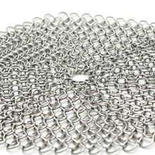Carica l'immagine nel visualizzatore di Gallery, 1 Pezzo Spazzola in Maglia Metallica in Acciaio Inossidabile Riutilizzabile, Strumento per la Pulizia di Pentole, Padell