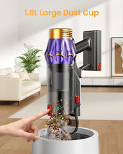 Carica l'immagine nel visualizzatore di Gallery, M9/Y9 NUOVO Aspirapolvere Senza Fili Ultra Potente 80KPA 850W 80000PA, 90 Minuti di Autonomia, Batteria Rimovibile 6X400