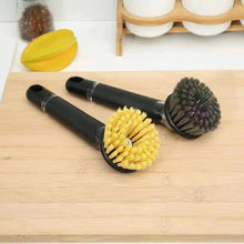 Carica l'immagine nel visualizzatore di Gallery, Spazzola per pentole multifunzionale con manico lungo Spazzola per la pulizia del lavaggio delle pentole per la cucina l