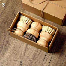 Carica l'immagine nel visualizzatore di Gallery, Spazzola per Lavaggio Piatti Naturale con Manico in Legno, Spazzola per Pentole in Corda Anti-Impronta d'Olio, Accessori