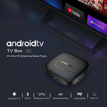 Carica l'immagine nel visualizzatore di Gallery, Android16 Smart Home Theater TV Box AllwinnerH313 Assistente Google Netflix Streaming Lettore multimediale Bluetooth 2G1
