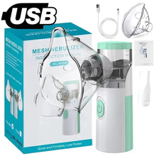 Carica l'immagine nel visualizzatore di Gallery, Nebulizzatore medico Macchina Asma Inalatore Mini Palmare Automizer Bambini Adulto Bambino Inalare A Vapore Casa Nebuliz
