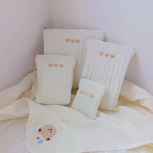 Carica l'immagine nel visualizzatore di Gallery, 4 pezzi/set borsa per pannolini per bambini amore ricamo multifunzionale articoli per madre e bambino organizzatore bors