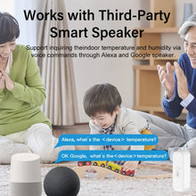 Carica l'immagine nel visualizzatore di Gallery, Tuya WiFi Temperatura e umidità Smart Home Termometro Igrometro APP Allarme remoto Funziona con Alexa Google Home - AliE