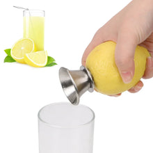Carica l'immagine nel visualizzatore di Gallery, Spremiagrumi a mano versatore vite in acciaio inossidabile per limone arancia lime agrumi manualmente spremiagrumi succo